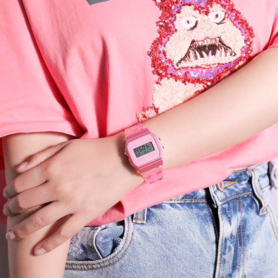 Casio Mujer Digital Rosa | F011